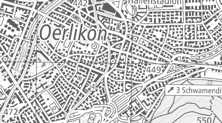 Kartenausschnitt: Schaffhauserstrasse 276, 8057 Zürich