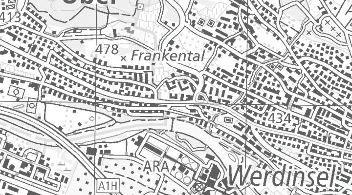 Kartenausschnitt: Limmattalstrasse 410/414, 8049 Zürich