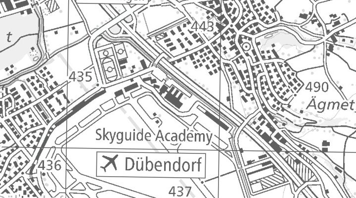 Kartenausschnitt: Flugsicherungsstrasse 3, 8602 Wangen