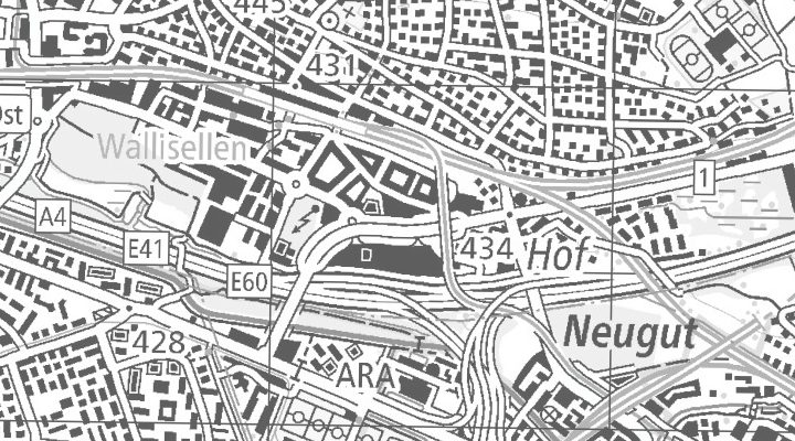 Kartenausschnitt: Neue Winterthurerstrasse 82, 8304 Wallisellen