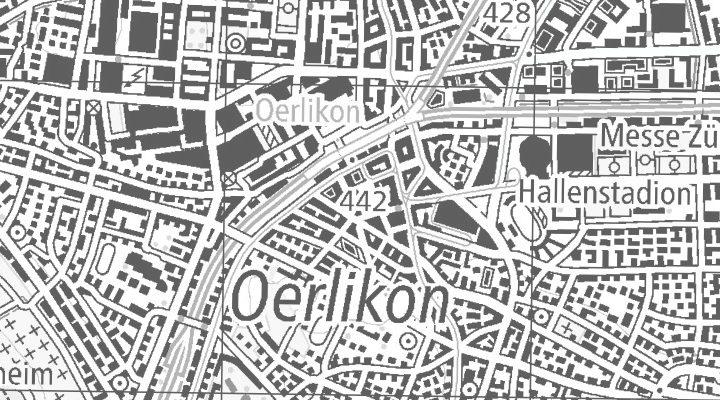 Kartenausschnitt: Nansenstrasse 21, 8050 Zürich