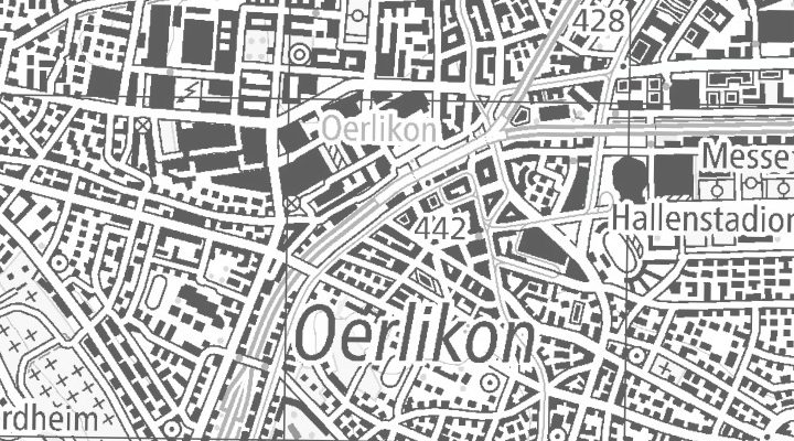 Kartenausschnitt: Hofwiesenstrasse 350, 8050 Zürich