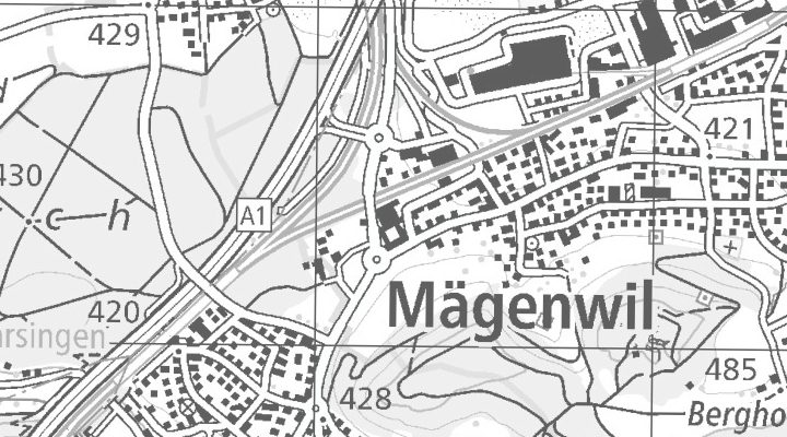 Kartenausschnitt: Hintermättlistrasse 3, 5506 Mägenwil