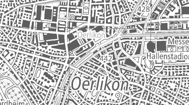 Kartenausschnitt: Hofwiesenstrasse 349, 8050 Zürich