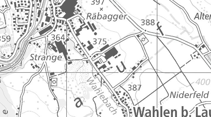 Kartenausschnitt: Wahlenstrasse 161, 4242 Laufen