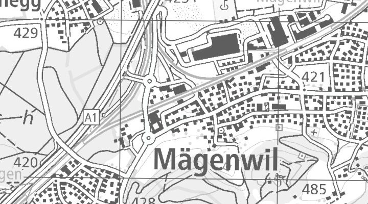 Kartenausschnitt: Hintermättlistrasse 11, 5506 Mägenwil