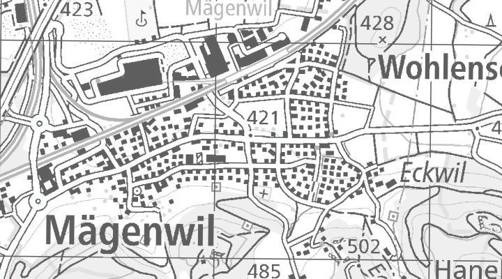 Kartenausschnitt: Eichlistrasse 17, 5506 Mägenwil
