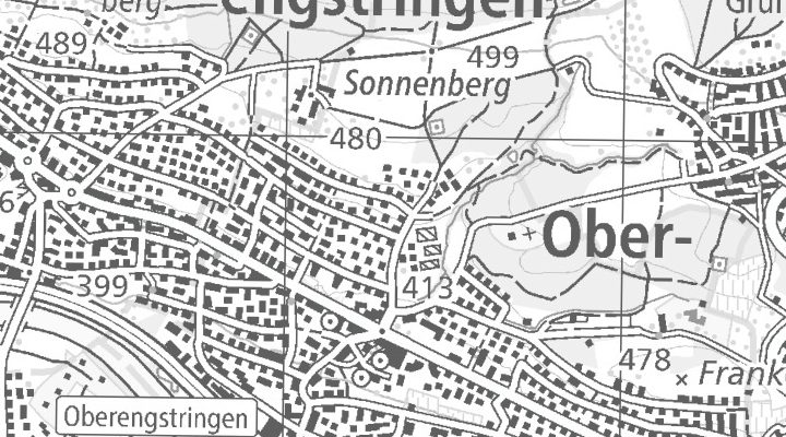 Kartenausschnitt: Oberengadin