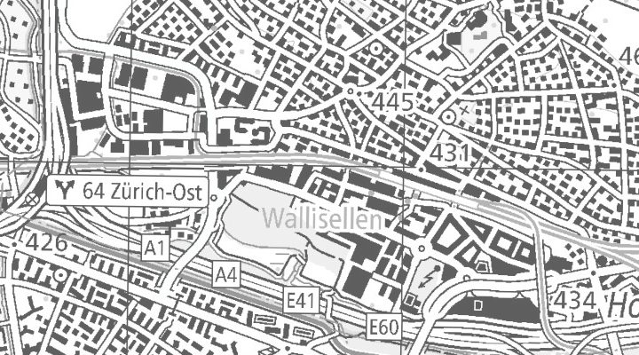 Kartenausschnitt: Grindelstrasse 5, 8304 Wallisellen