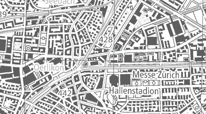 Kartenausschnitt: Thurgauerstrasse 35, 8050 Zürich