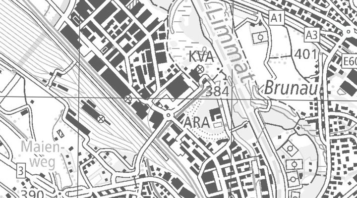 Kartenausschnitt: Reservatstrasse 1, 8953 Dietikon