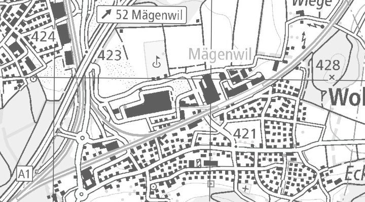 Kartenausschnitt: Eichlistrasse 5, 5506 Mägenwil