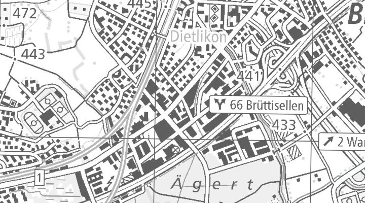 Kartenausschnitt: Neue Winterthurerstrasse 15, 8305 Dietlikon