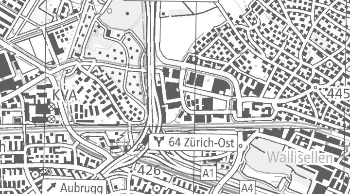 Kartenausschnitt: Hertistrasse 25, 8304 Wallisellen