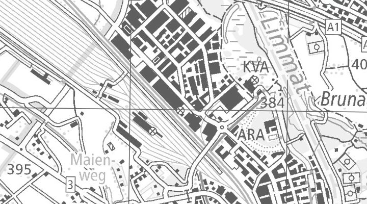 Kartenausschnitt: Silbernstrasse 7, 8953 Dietikon