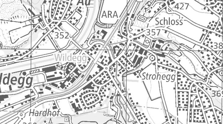 Kartenausschnitt: Bruggerstrasse 3, 5103 Wildegg