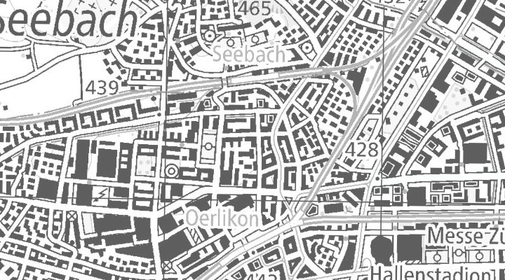 Kartenausschnitt: Eggbühlstrasse 15, 8050 Zürich