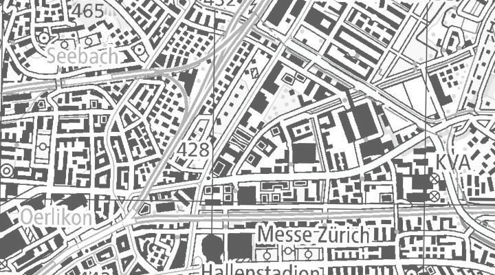 Kartenausschnitt: Leutschenbachstrasse 45, 8050 Zürich