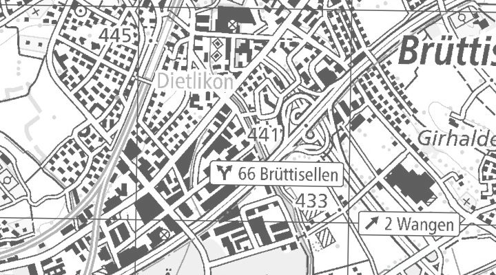 Kartenausschnitt: Industriestrasse 8, 8305 Dietlikon