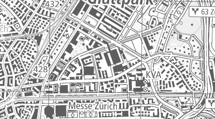 Kartenausschnitt: Fernsehstrasse 1-4, 8052 Bern oder Zürich