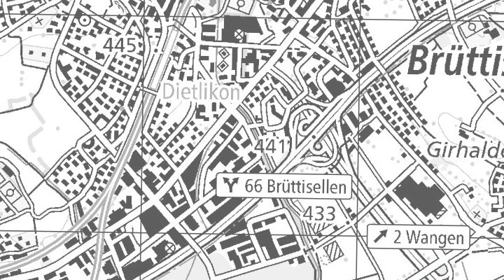 Kartenausschnitt: Industriestrasse 6, 8305 Dietlikon