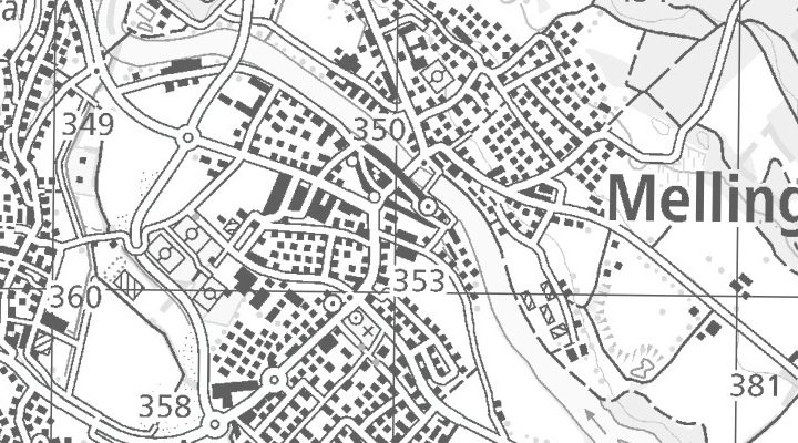 Kartenausschnitt: Iberghof, kleine Kirchgasse 11, 5507 Mellingen