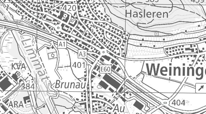 Kartenausschnitt: Chrummacherstrasse 1, 8954 Geroldswil