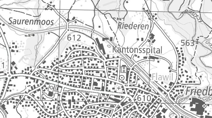 Kartenausschnitt: Meierseggstrasse 40, 9230 Flawil