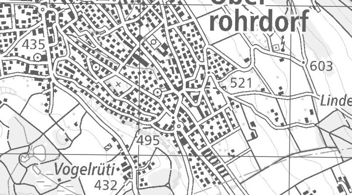 Kartenausschnitt: Ringstrasse 2, 5452 Oberrohrdorf
