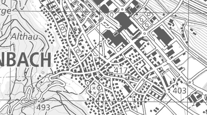 Kartenausschnitt: 8957 Spreitenbach