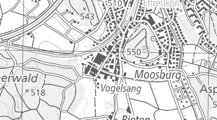 Kartenausschnitt: Vogelsangstrasse 13, 8307 Effretikon