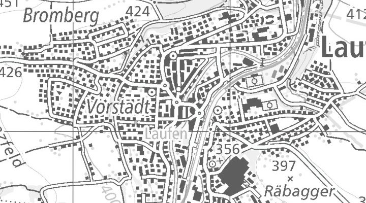 Kartenausschnitt: Baselstrasse 160, 4242 Laufen
