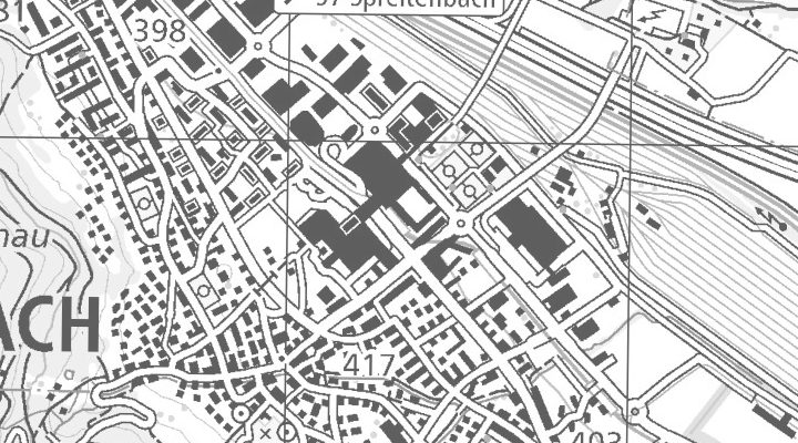 Kartenausschnitt: Sandäckerstrasse 13, 8957 Spreitenbach