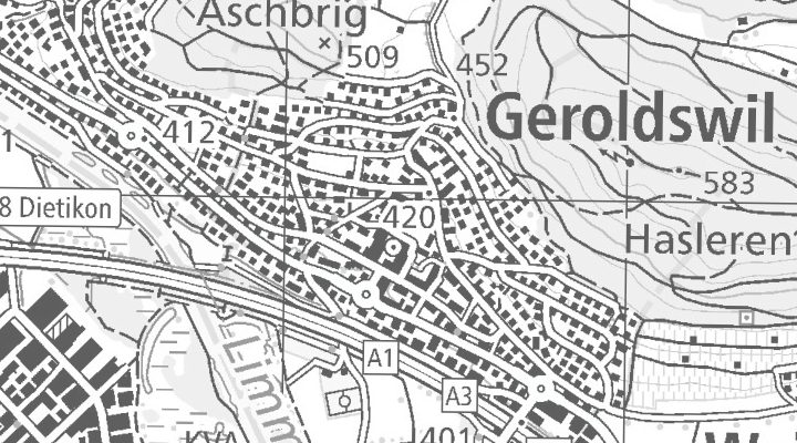 Kartenausschnitt: Steinhaldenstrasse 28, 8954 Geroldswil