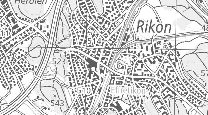 Kartenausschnitt: Rikonerstrasse 18, 8307 Effretikon