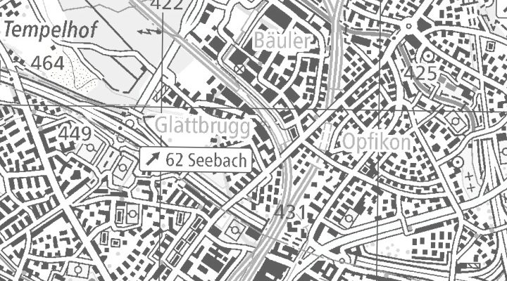Kartenausschnitt: Industriestrasse 20, 8152 Glattbrugg