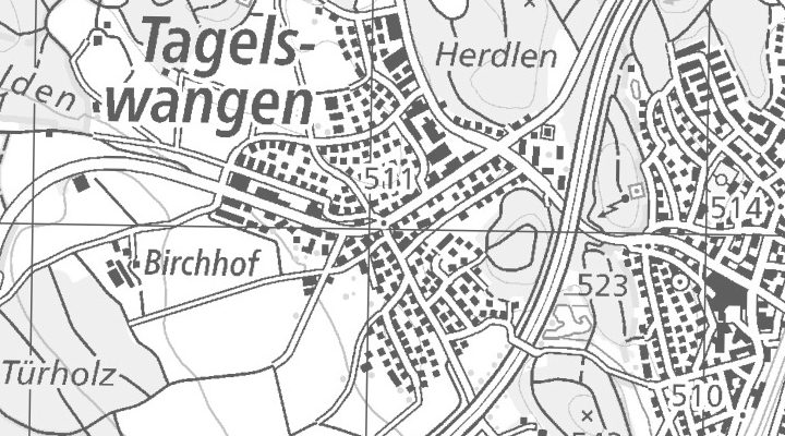 Kartenausschnitt: Zürcherstrasse 51, 8317 Tagelswangen