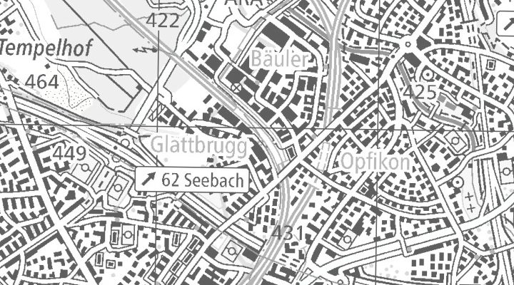 Kartenausschnitt: Industriestrasse, 24, 8152 Glattbrugg