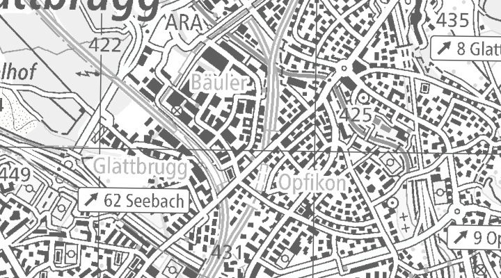 Kartenausschnitt: Europa-Strasse 11, 8152 Glattbrugg