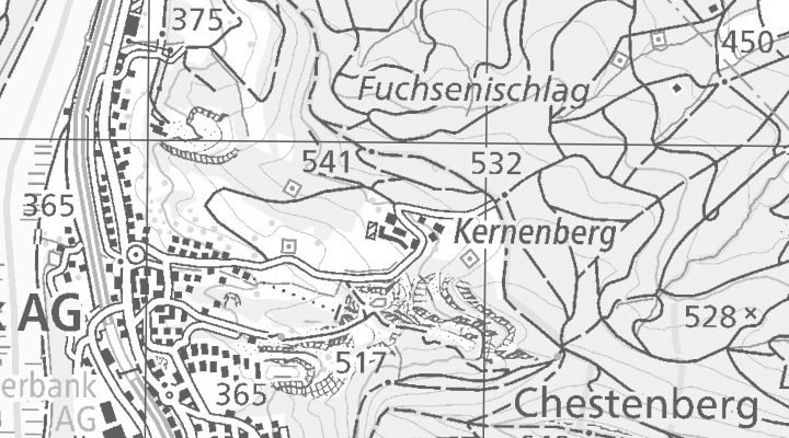Kartenausschnitt: Von Effingerstrasse 194, 5113 Holderbank AG