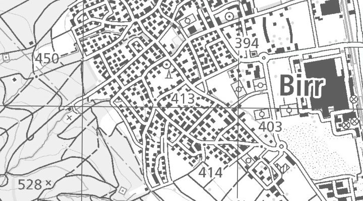 Kartenausschnitt: Zentralstrasse 40, 5242 Birr