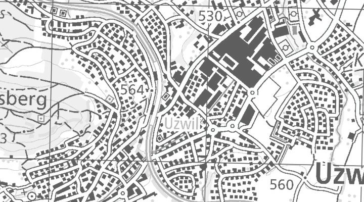 Kartenausschnitt: Gupfenstrasse 5, 9240 Uzwil