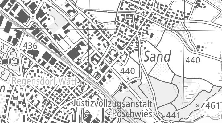 Kartenausschnitt: Eichwatt 1, 8105 Regensdorf