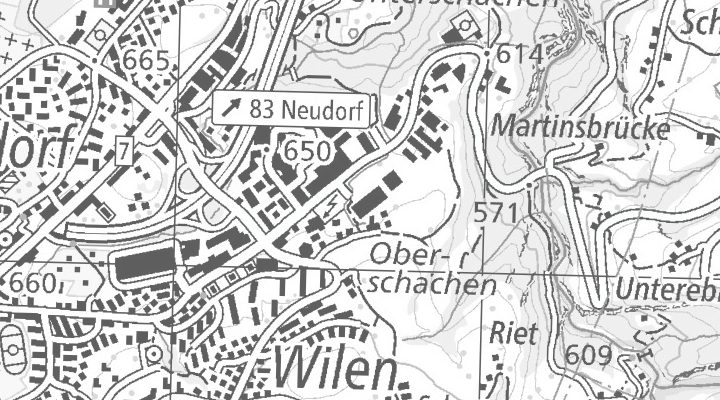 Kartenausschnitt: Spühlstrasse 4, 9016 St. Gallen