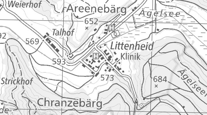 Kartenausschnitt: Dorfstrasse 1, 9573 Littenheid