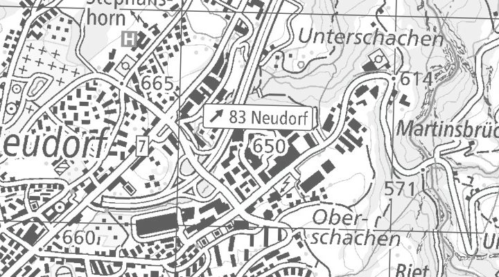 Kartenausschnitt: Schuppisstrasse 10, 9016 St. Gallen