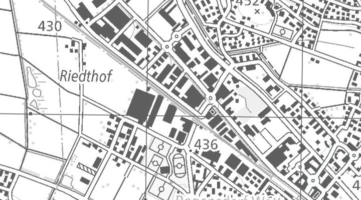 Kartenausschnitt: Bahnstrasse 20, 8105 Regensdorf