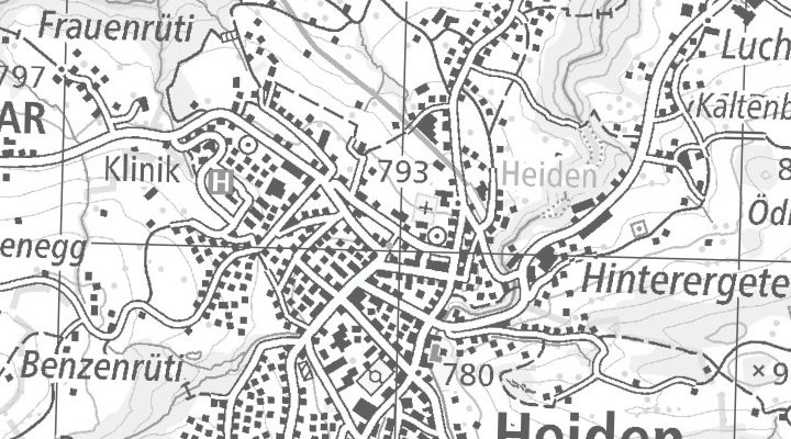 Kartenausschnitt: Seeallee 8, 9410 Heiden