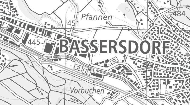 Kartenausschnitt: Grindelstrasse 11, 8303 Bassersdorf