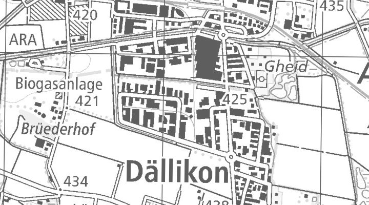 Kartenausschnitt: Lindenstrasse 6, 8108 Dallikon